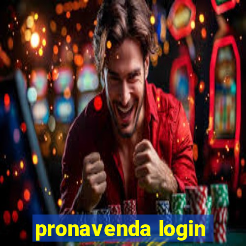 pronavenda login